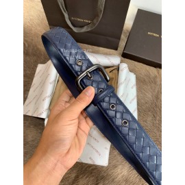 Bv Woven Calf Pin Buckle 35mm Belts Blue