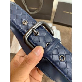 Bv Woven Calf Pin Buckle 35mm Belts Blue