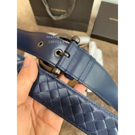 Bv Woven Calf Pin Buckle 35mm Belts Blue