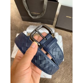 Bv Woven Calf Pin Buckle 35mm Belts Blue