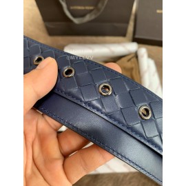 Bv Woven Calf Pin Buckle 35mm Belts Blue