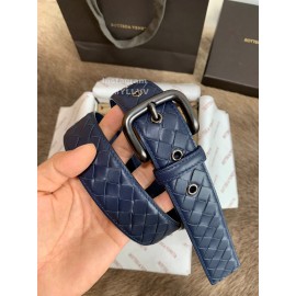 Bv Woven Calf Pin Buckle 35mm Belts Blue