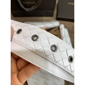 Bv Woven Calf Pin Buckle 35mm Belts White