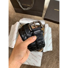 Bv Woven Calf Pin Buckle 35mm Belts Black