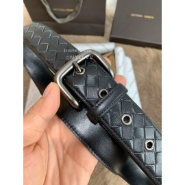 Bv Woven Calf Pin Buckle 35mm Belts Black
