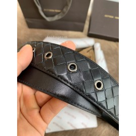 Bv Woven Calf Pin Buckle 35mm Belts Black