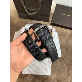 Bv Woven Calf Pin Buckle 35mm Belts Black