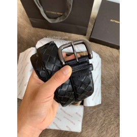 Bv Woven Calf Pin Buckle 38mm Belts Black