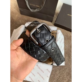 Bv Woven Calf Pin Buckle 38mm Belts Black