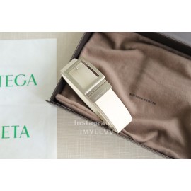 Bv Calf Leather Vintage Pin Buckle 35mm Belts White