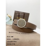 Bv Soft Leather Pure Copper Buckle 25mm Belts Coffee