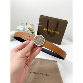 Bv Soft Leather Pure Copper Buckle 25mm Belts Brown