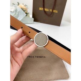 Bv Soft Leather Pure Copper Buckle 25mm Belts Brown