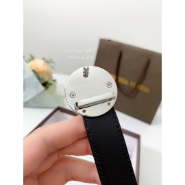 Bv Soft Brown Leather Pure Copper Buckle 25mm Belts