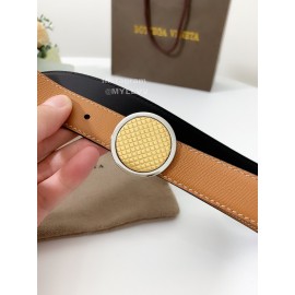 Bv Soft Brown Leather Pure Copper Buckle 25mm Belts