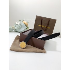 Bv Soft Leather Pure Copper Buckle 25mm Belts Black