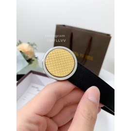 Bv Soft Leather Pure Copper Buckle 25mm Belts Black