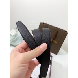 Bv Soft Leather Pure Copper Buckle 25mm Belts Black