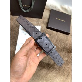 Bv Woven Calf Gun Color Pin Buckle 30mm Belts Gray