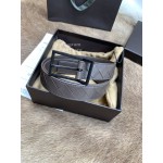 Bv Woven Calf Gun Color Pin Buckle 30mm Belts 