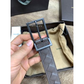 Bv Woven Calf Gun Color Pin Buckle 30mm Belts 