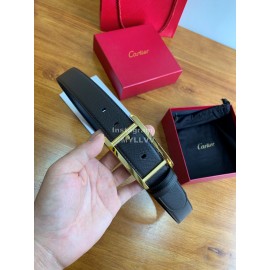 Cartier Fashion Calf Gold Pure Copper Buckle 35mm Belts