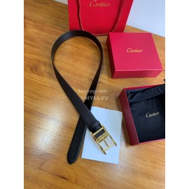 Cartier Fashion Calf Gold Pure Copper Buckle 35mm Belts
