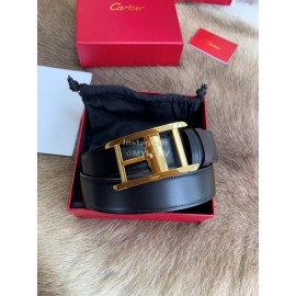 Cartier Calf Gold Pure Copper Buckle 35mm Belts