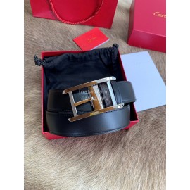 Cartier Calf Silver Pure Copper Buckle 35mm Belts