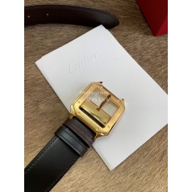 Cartier Leather Gold Pure Copper Buckle 35mm Belts