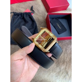 Cartier Leather Gold Pure Copper Buckle 35mm Belts