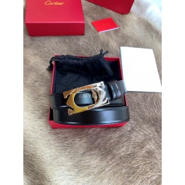 Cartier Calf Silver Pure Copper Buckle 35mm Belts ..