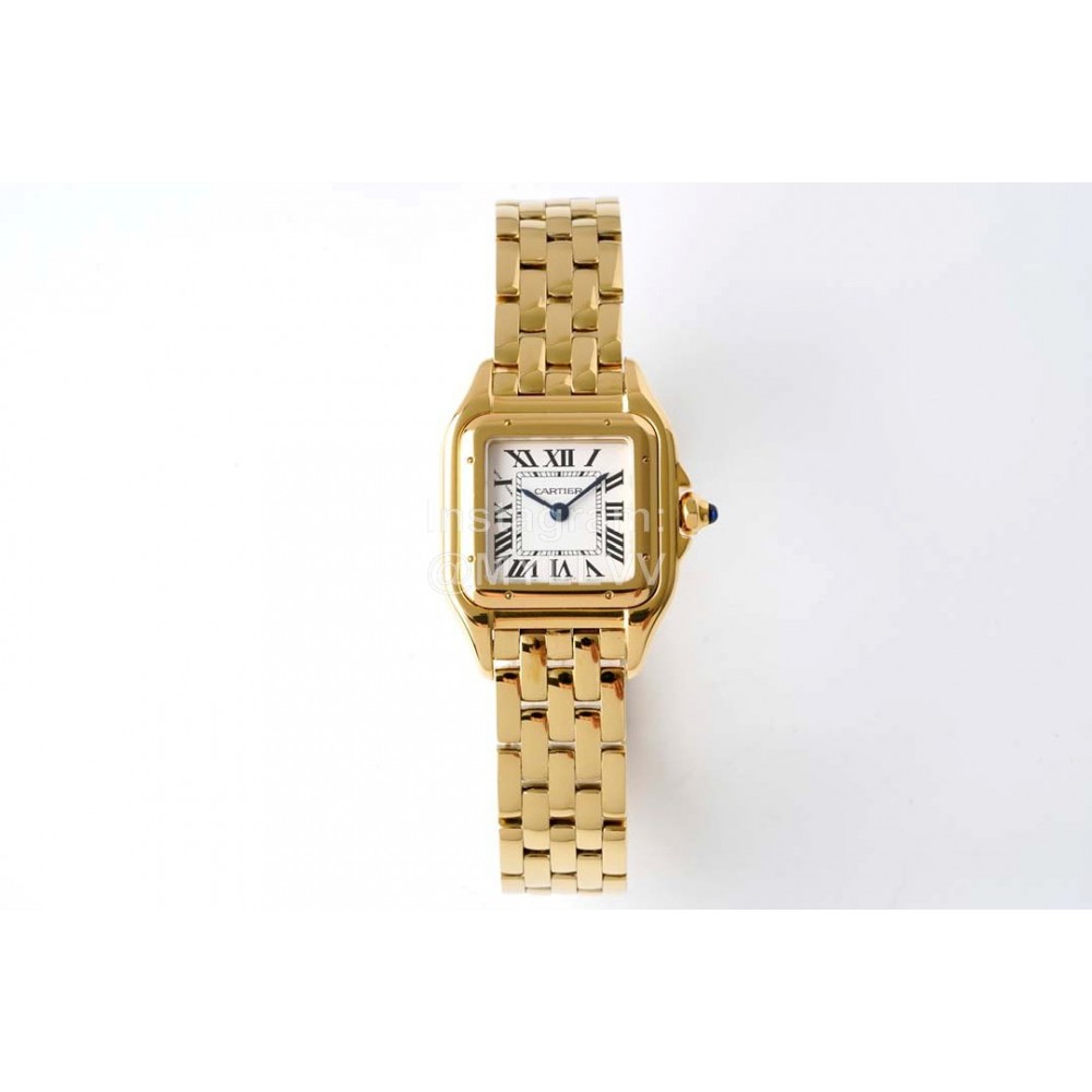 PanthèRe De Cartier 316 Refined Steel Watch Gold