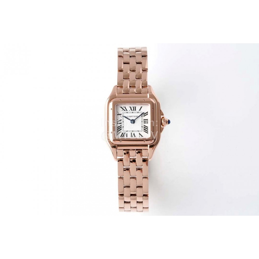 PanthèRe De Cartier 316 Refined Steel Watch Rose Gold