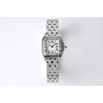 PanthèRe De Cartier 316 Refined Steel Diamond Watch Silver