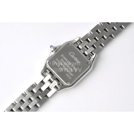 PanthèRe De Cartier 316 Refined Steel Diamond Watch Silver