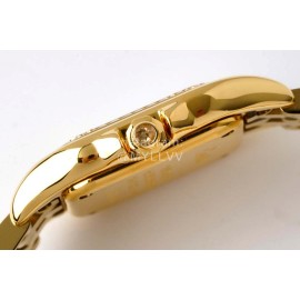 PanthèRe De Cartier 316 Refined Steel Diamond Watch Gold