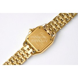 PanthèRe De Cartier 316 Refined Steel Diamond Watch Gold