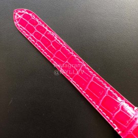 Cartier Santos Quick Switch Strap Diamond Watch Rose Red