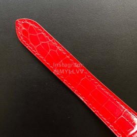 Cartier Santos Quick Switch Strap Diamond Watch Red