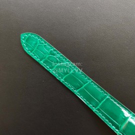 Cartier Santos Quick Switch Strap Diamond 30m Waterproof Watch Green