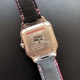 Cartier Quick Switch Strap 30m Waterproof Diamond Santos Watch Rose Red