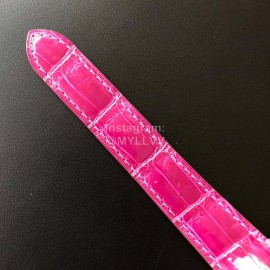 Cartier Quick Switch Strap 30m Waterproof Diamond Santos Watch Purplish Red