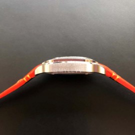 Cartier Quick Switch Strap 30m Waterproof Diamond Santos Watch Orange