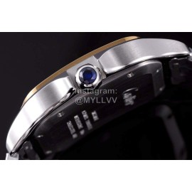 Cartier Santos Series Fashion Square Dial Steel Strap Watch