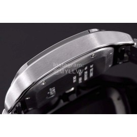 Cartier Santos Series Square Dial Steel Strap Watch White