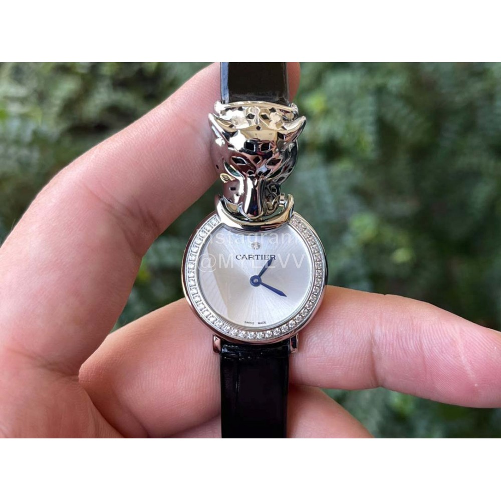 Cartier PanthèRe Diamond Watch For Women Black