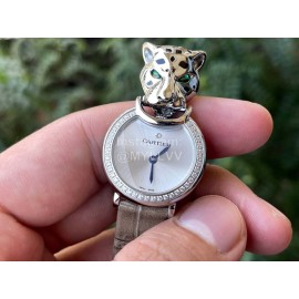 Cartier PanthèRe Diamond Watch For Women Coffee