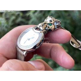 Cartier PanthèRe Diamond Watch For Women Coffee