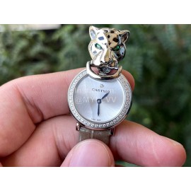 Cartier PanthèRe Diamond Watch For Women Coffee